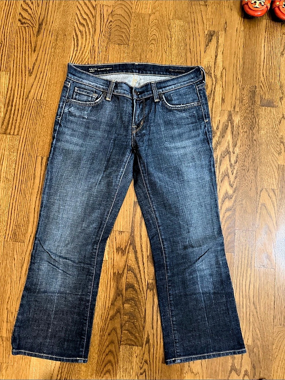 Citizen of humanity Kelly bootcut cropped Blue low rise, Waist 28 Bootcut Jeans